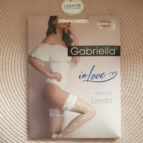 Menyasszonyi, virágos combfix-Gabriella-Loretta